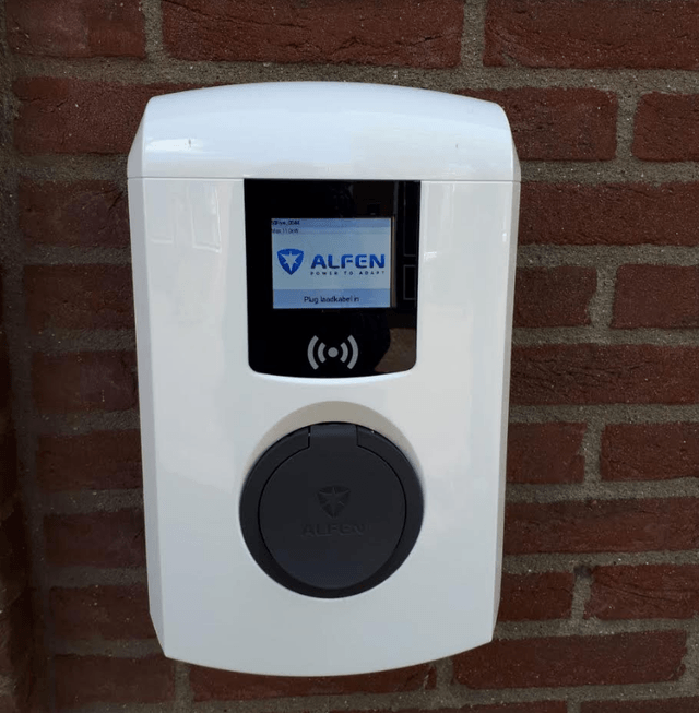 Alfen’s charging point on my mother’s home – Source: My mother