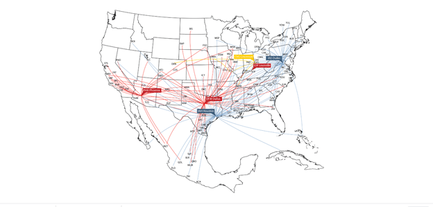 Mesa Air routes