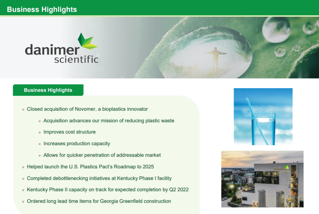 Danimer Scientific Stock Scaling Up Into A Great Story (NYSEDNMR