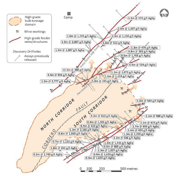 Discovery Silver high-grade bulk-tonnage domain