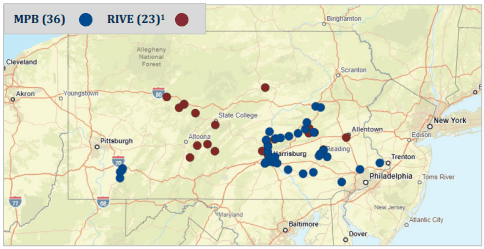 Pro Forma Branch Map