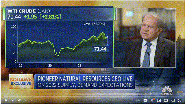 Pioneer Natural Resources CEO Interview