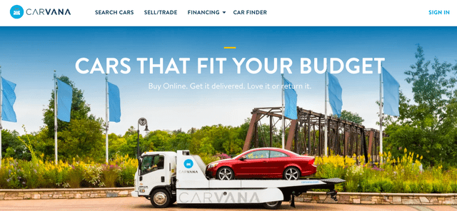 Carvana product offering