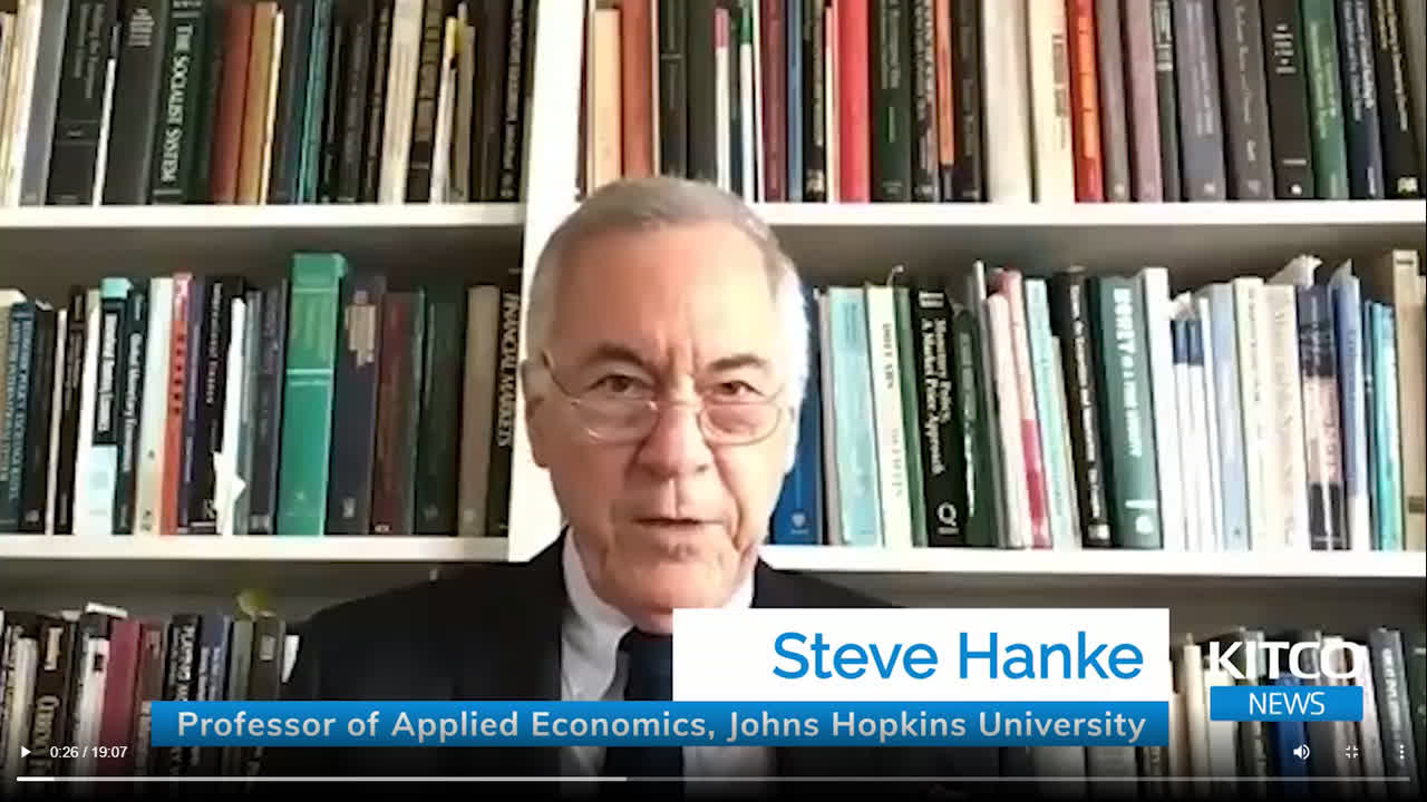 Steve Hanke, Professor of Applied Economics, Johns Hopkins University