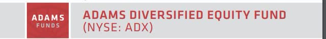Adams ADX Fund: Solid Equity CEF With High Distribution Yield | Seeking