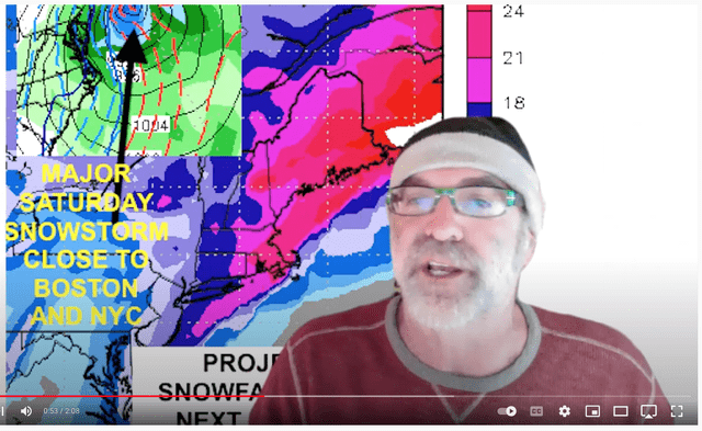 Major weekend snowstorm