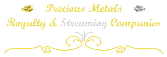 Precious metals royalty and streaming company logo