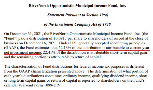 RiverNorth - Opportunistic Municipal Income Fund