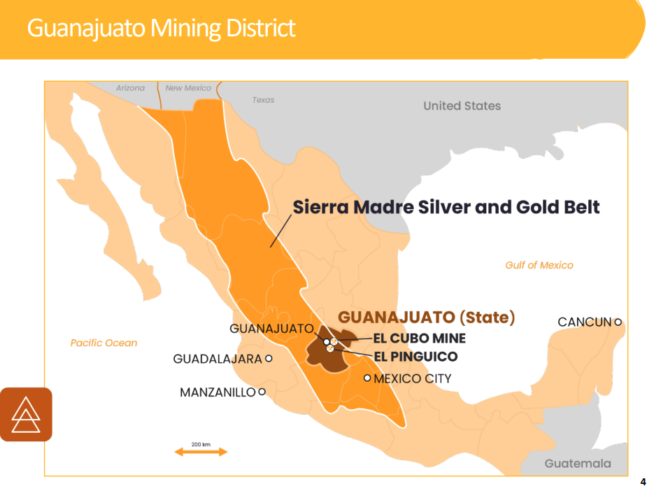 Guanajuato Silver Claims and Location