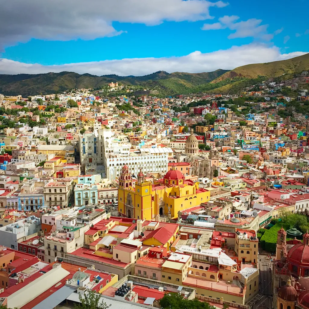 Guanajuato City Aerial View