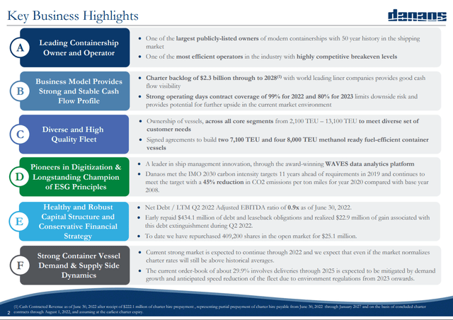 Danaos environmental regulation