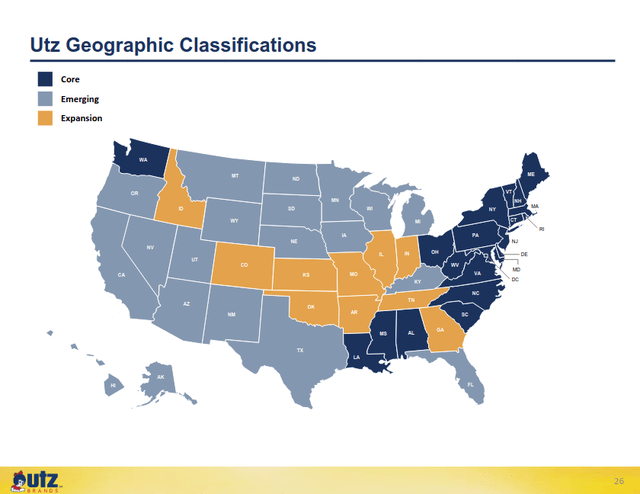 Utz geographic classifications