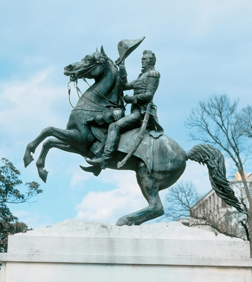 Photo: Jackson’s statue in Lafayette Square