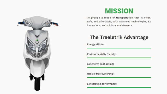 treeletrik motorcycles that are sold to asian countries