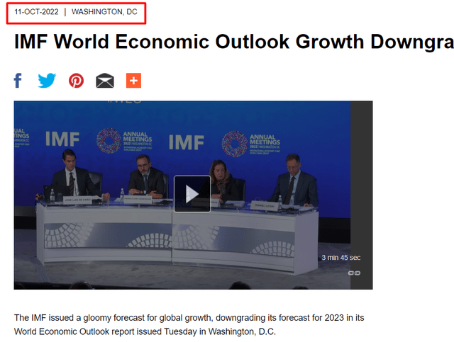 IMF world economic outlook growth
