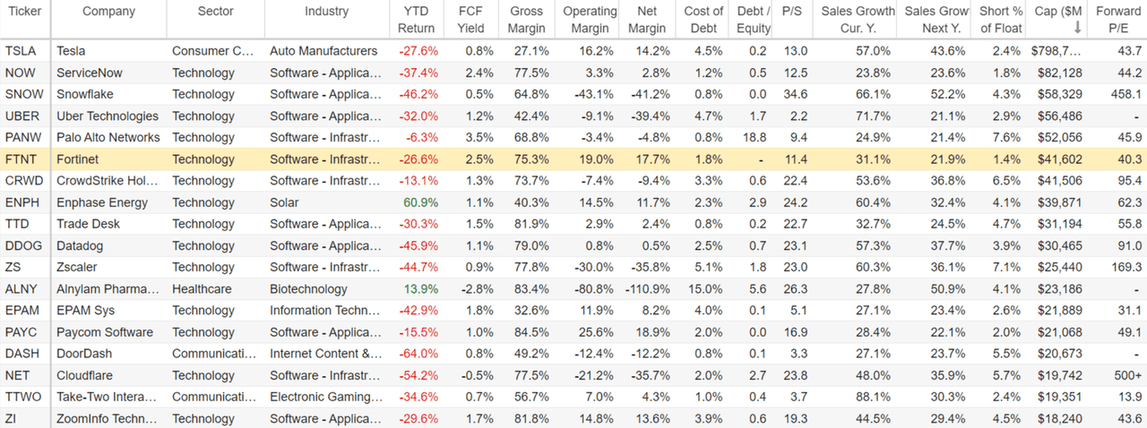 Fortinet Stock