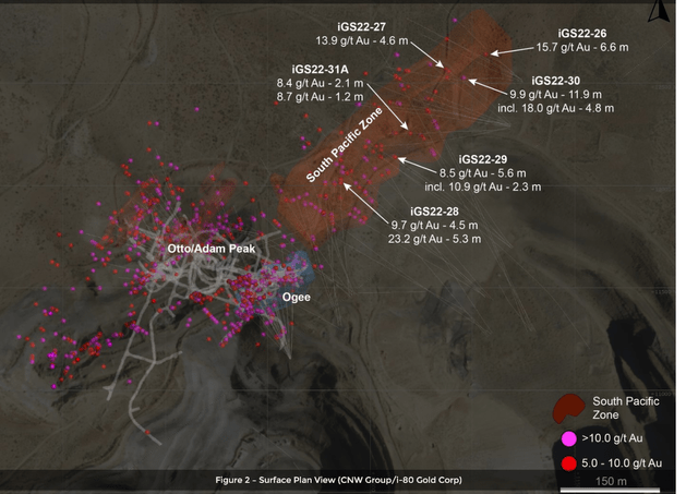 Granite Creek Drilling - Surface Plan View