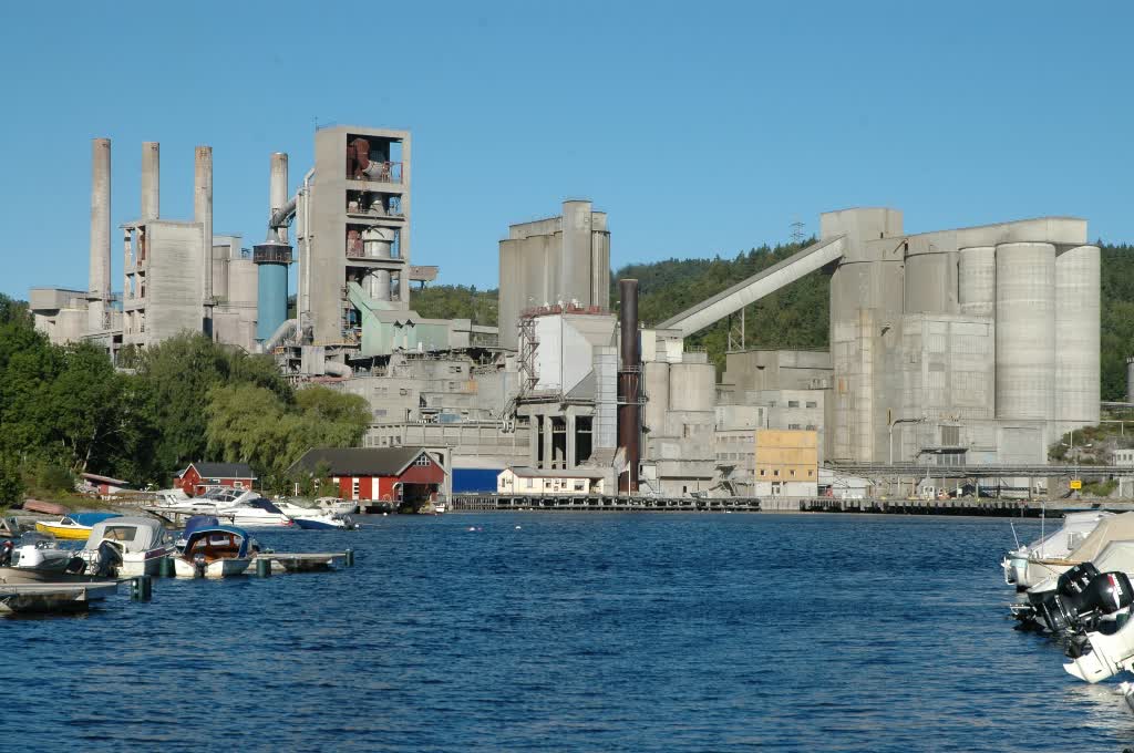 Cement kiln in Brevik