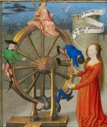 image: Are we all just strapped to the Rota Fortunae with no recourse?