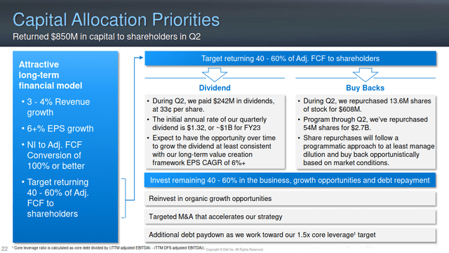 Dell capital allocation priorities overview