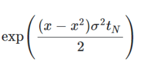 Figure 16: "Volatility Decay" part of Cheng Madhavan (2009) Leveraged ETF formula (Source: Dynamics of Leveraged ETFs: page 13, formula 25)
