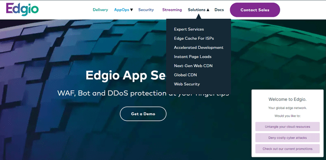 The new Edgio combo of Limelight and Edgast is now a cybersecurity company