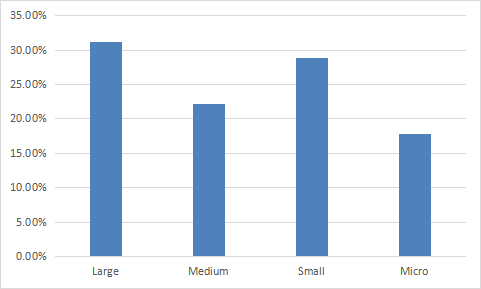 Size segment weights