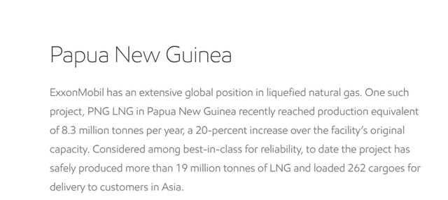 Exxon Mobil Description Of Papua New Guinea LNG Project