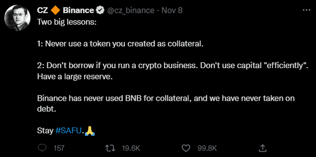 CZ Binance - 1:1