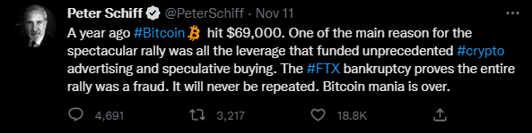 Peter Schiff / Twitter