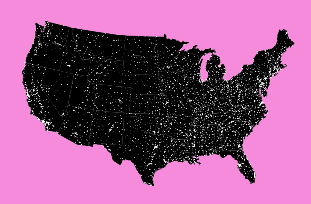 Map of the United States illustrating the scope of the IIJA.