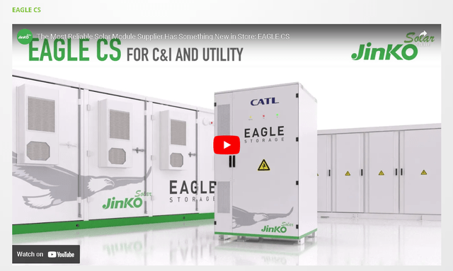 ESS solutions is a good expansion products for Jinko