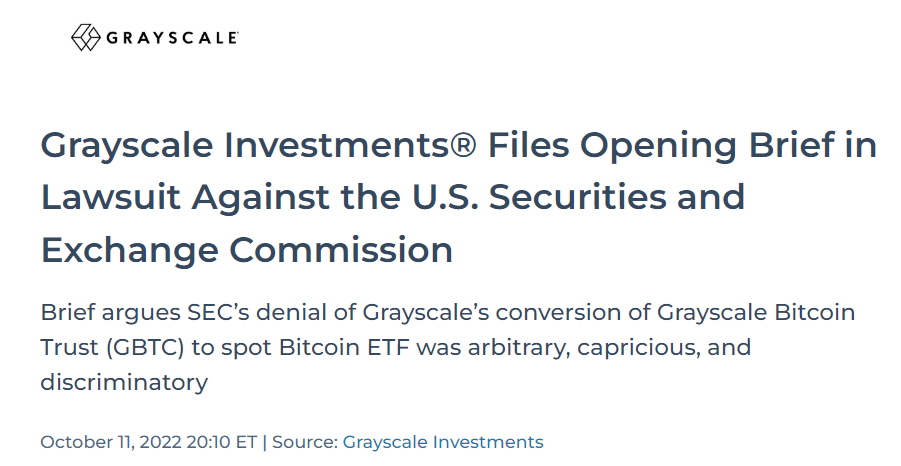 Grayscale vs SEC