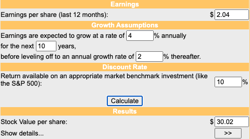DCF Valuation in CAD