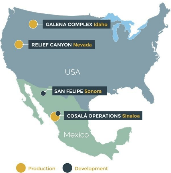 Americas Gold and Silver projects