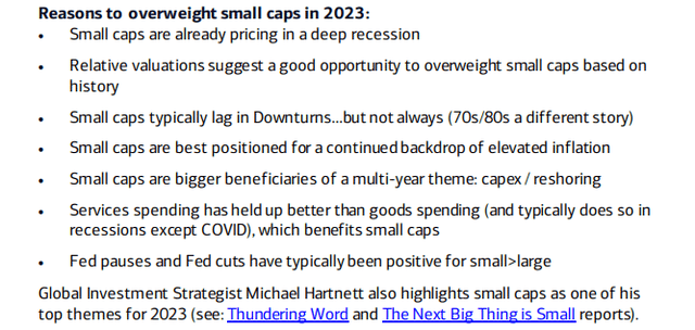 BofA: The Case For Overweighting Smalls