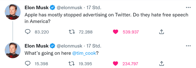 Elon Musk on Apple