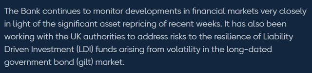 LDI financial stability Bank of England