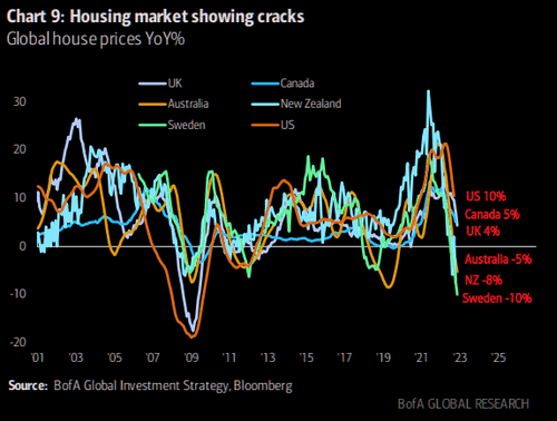 the global Housing Market which is suffering from some of the largest Y/Y losses since the Great Financial Crisis ("GFC")