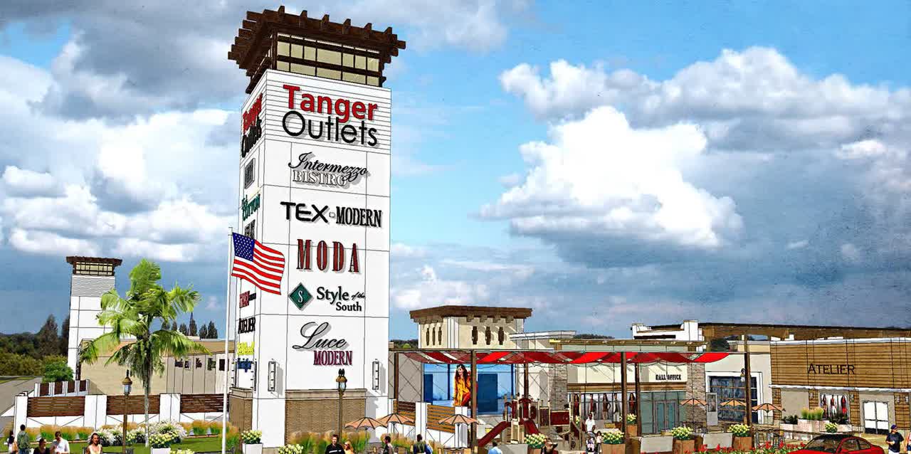 Tanger Factory Outlet property