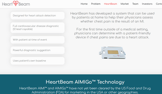 HeartBeam has a real product that is only waiting for FDA approval