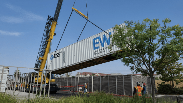 First Australian delivery of an Energy Warehouse