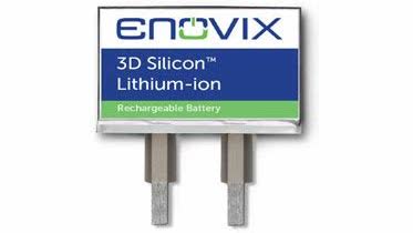Enovix 100% Active Silicon-Lithium Battery