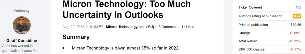 Micron Technology article