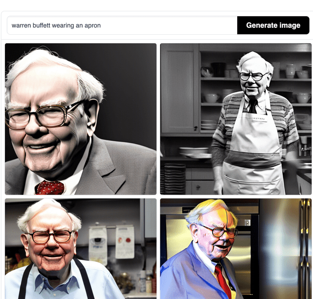 Warren Buffett Apron