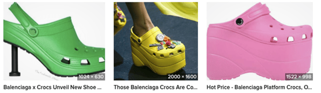 Balenciaga Crocs shoes