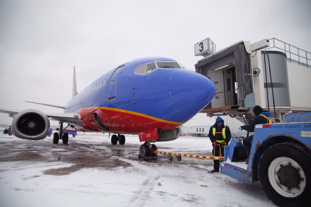 Southwest Airlines Boeing 737 Winter storm