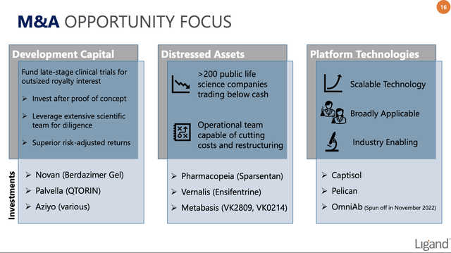 M&A Opportunity Focus