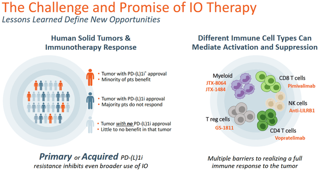 IO opportunity and drug candidate targets