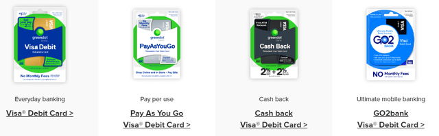 Green Dot prepaid debt cards